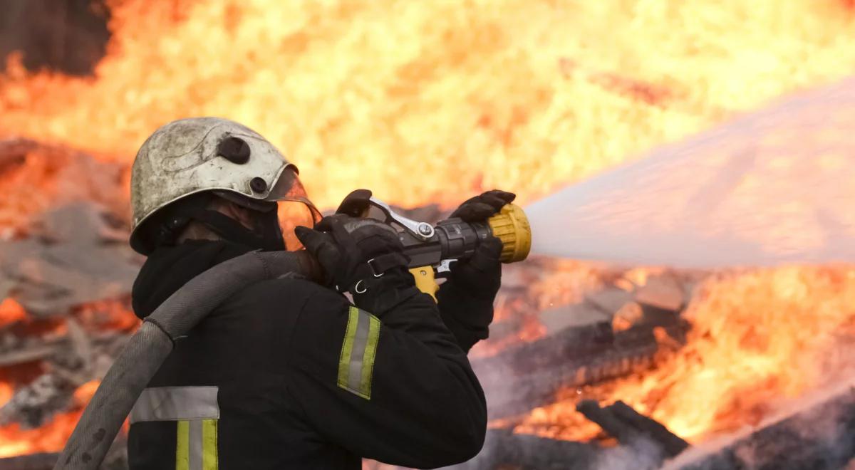 Katowice: pożar na powierzchni kopalni Boże Dary