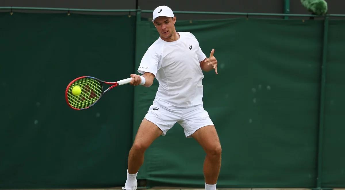 Kamil Majchrzak żegna się z Wimbledonem. Koniec pięknego snu Polaka