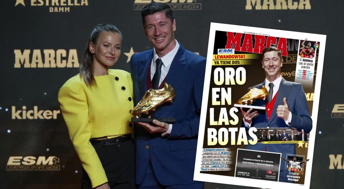 "Złoty Lewy". Robert Lewandowski na okładkach hiszpańskiej prasy 