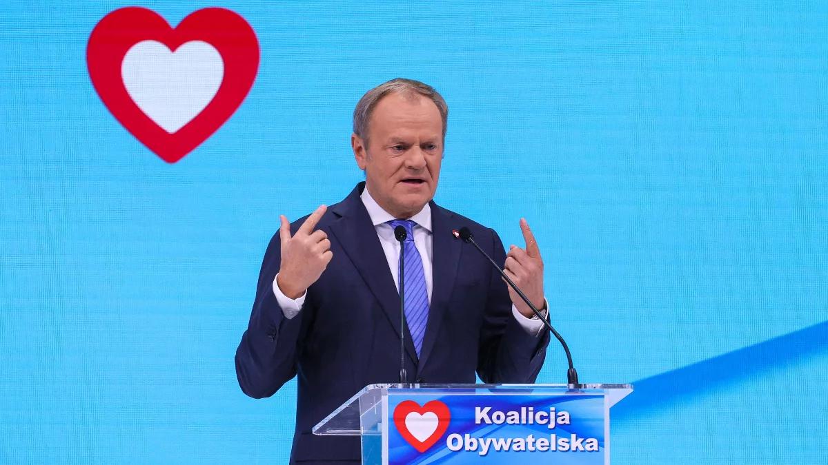 Tusk ogłasza zjednoczenie KO. "Łączymy nasze szeregi"