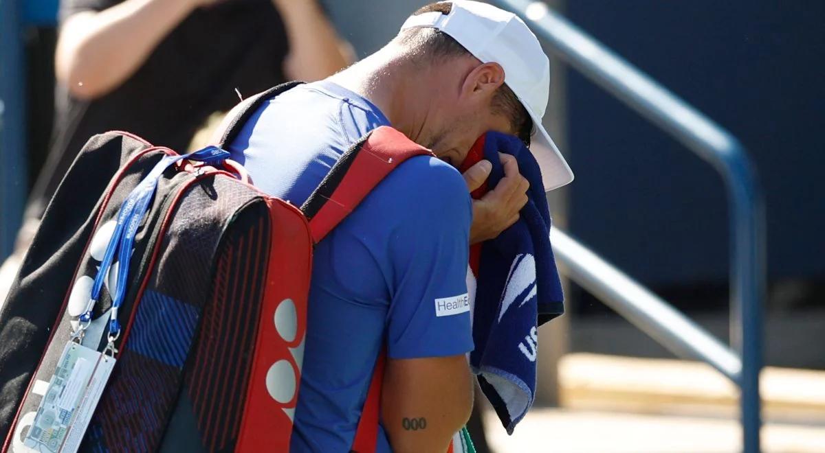 Kamil Majchrzak o kreczu na US Open. To dlatego zrezygnował 