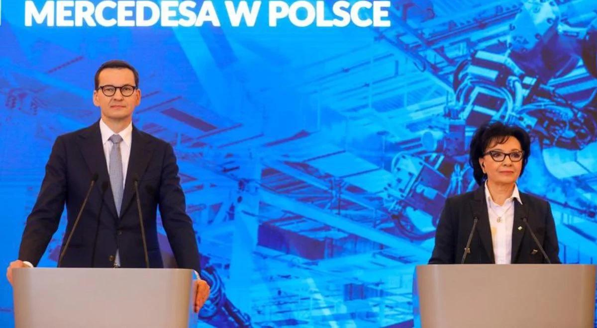 Nowa fabryka Mercedesa w Polsce. Premier Morawiecki: to wyznacznik rozwoju naszego przemysłu