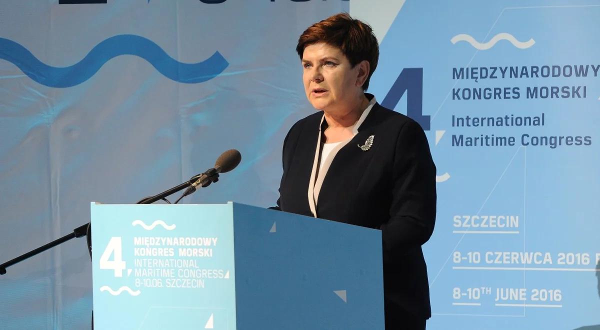 Premier: chcemy odbudować żeglugę, polskie stocznie mogą być liderami