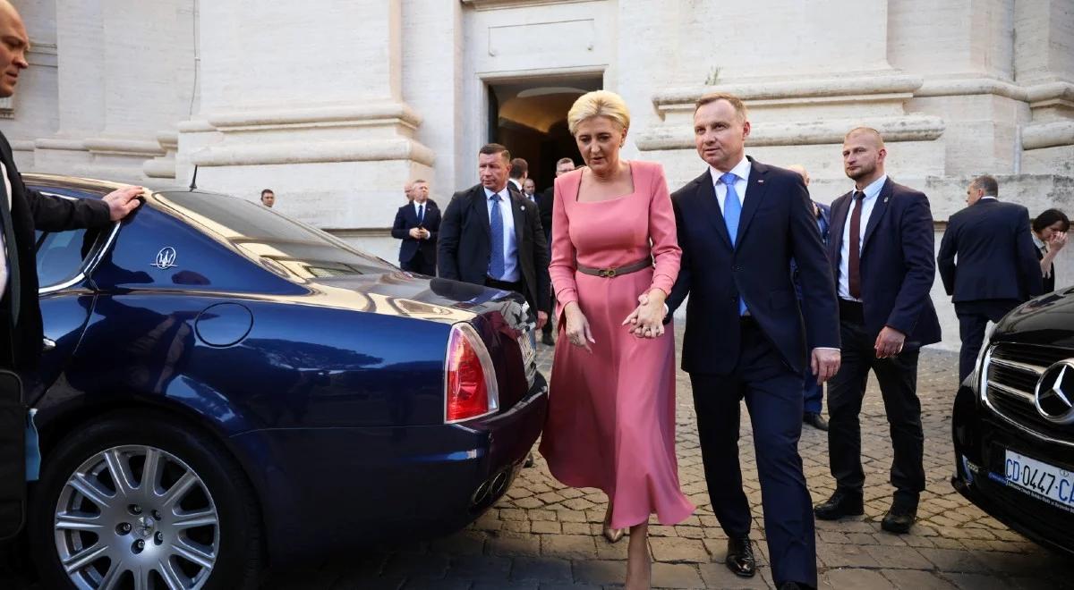 Wizyta Andrzeja Dudy w Rzymie. Prezydent odznaczył kard. Angelo Comastriego