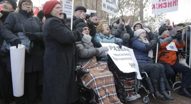 Rosja : manifestacje w Moskwie i Sankt Petersburgu 