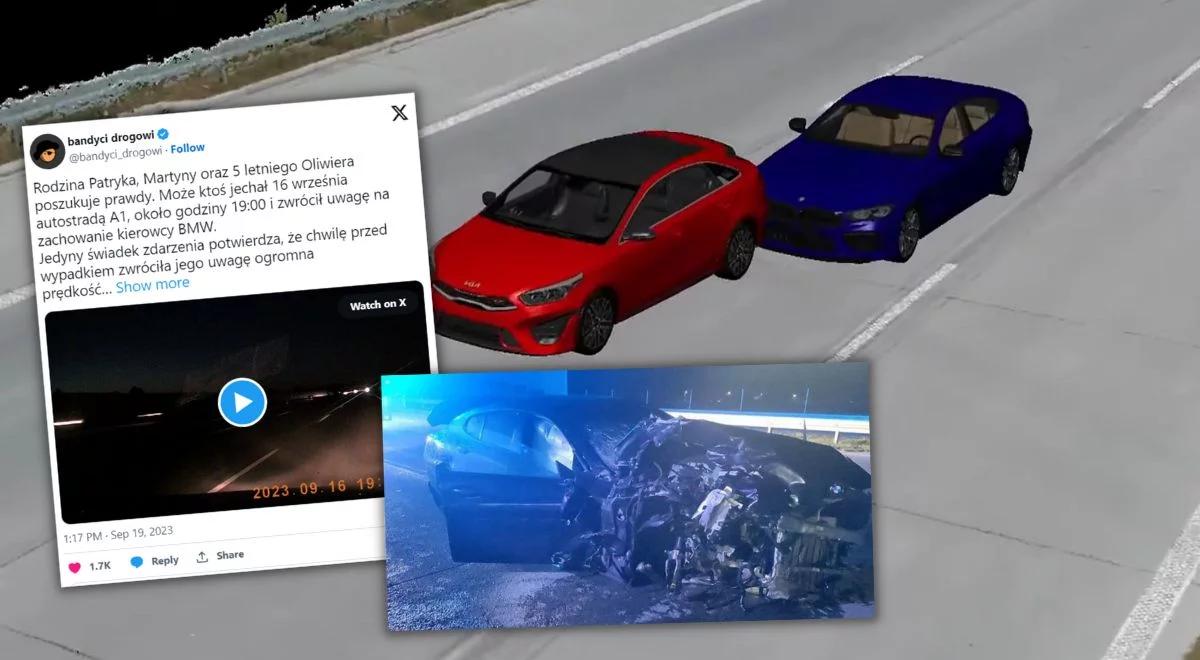 Nowa analiza wypadku z autostrady A1. Bmw pędziło nie 253, ale 314 km/h