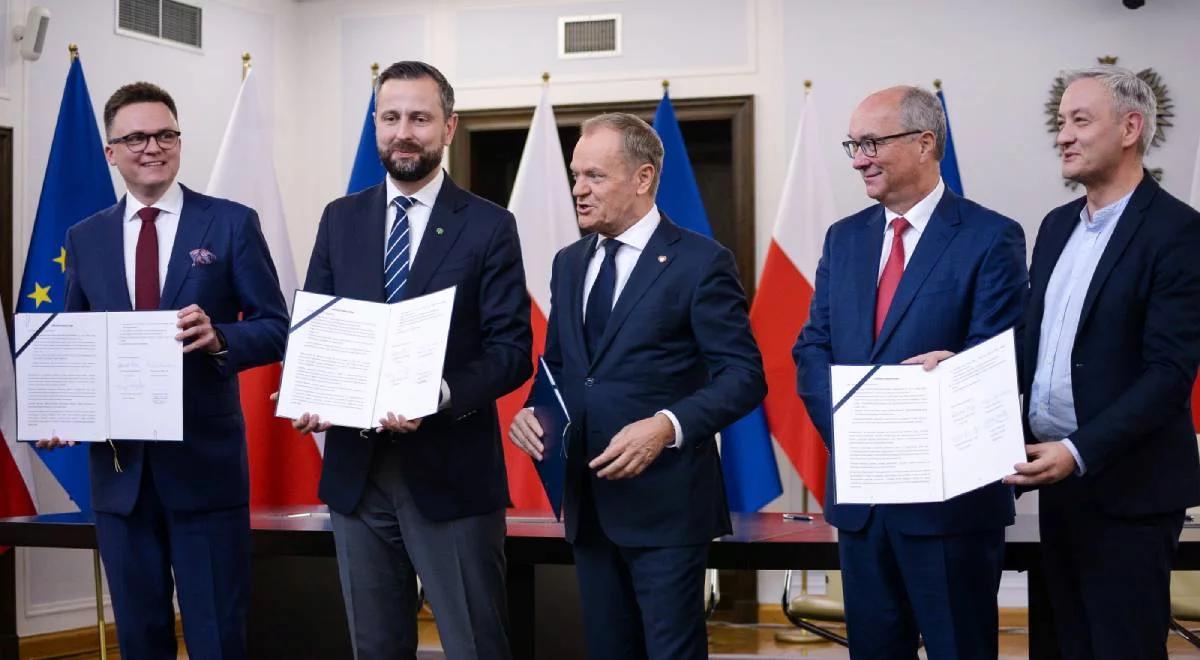 Umowa koalicyjna opozycji. Łoziński: wiemy, czego w niej nie ma