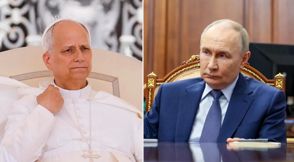 Putin rozmawiał z papieżem Leonem XIV