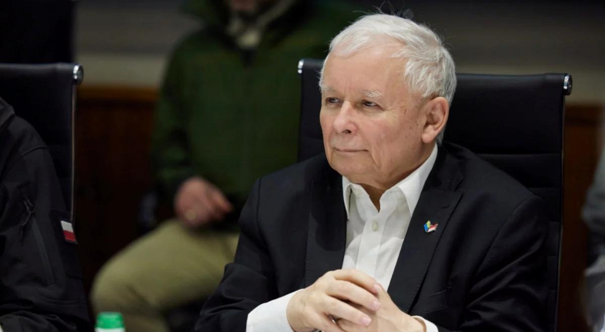 Jarosław Kaczyński w Kijowie: potrzebna jest misja pokojowa NATO
