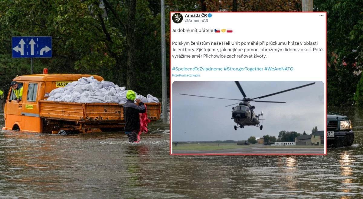 "Dobrze jest mieć przyjaciół". Czesi pomagają Polsce w Jeleniej Górze