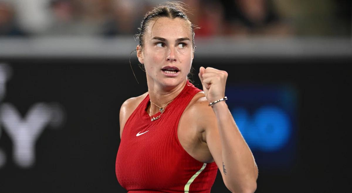 Australian Open: Aryna Sabalenka w ćwierćfinale. Białorusinka wciąż nie przegrała seta