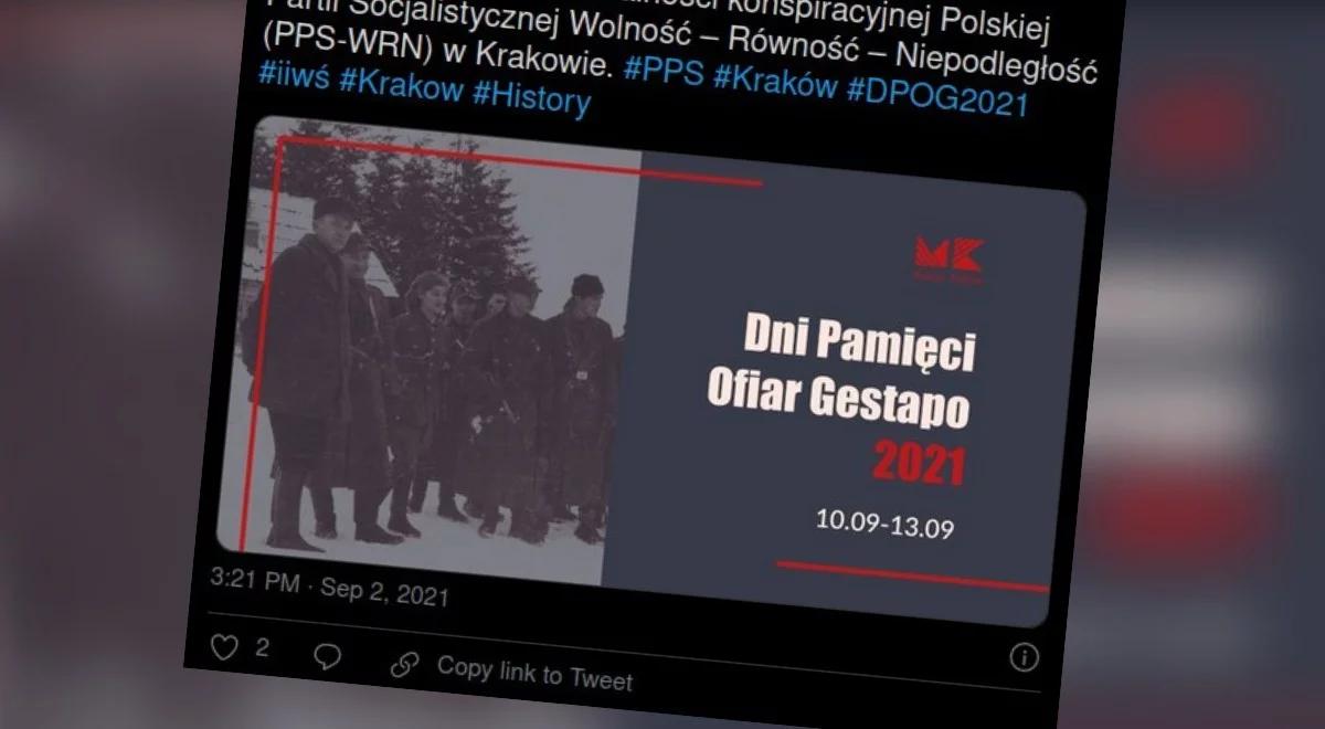 Krakowskie muzeum przypomni działalność PPS-WRN. Ruszają Dni Pamięci Ofiar Gestapo