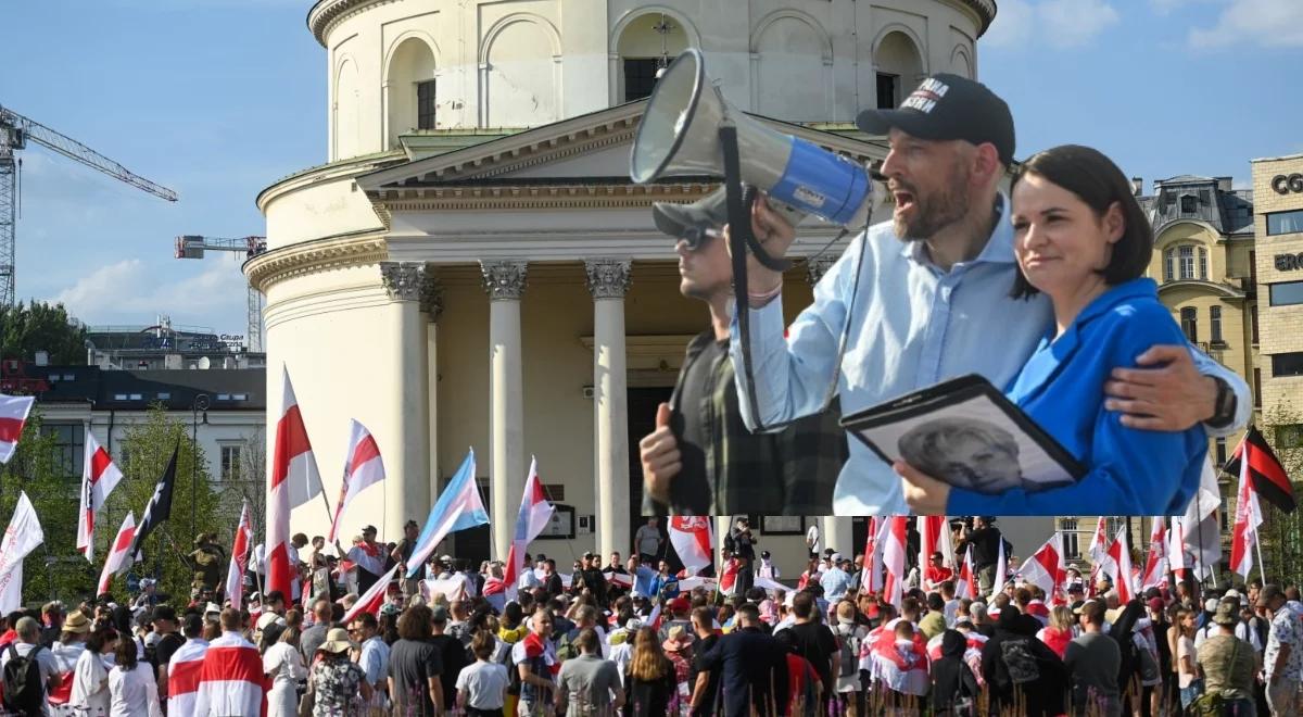 Marsz Białorusinów Warszawie. "Nasz naród narodził się na nowo"