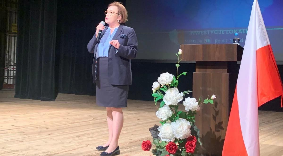"Nadchodzące wybory są ważne dla pozycji Polski w UE". Anna Zalewska spotkała się z mieszkańcami Nysy