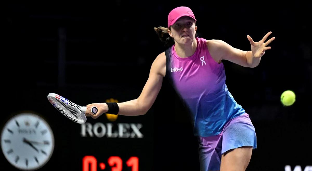 WTA Finals. Świątek docenia wyszarpaną wygraną. "Potrafię się pozbierać i odwrócić wynik"