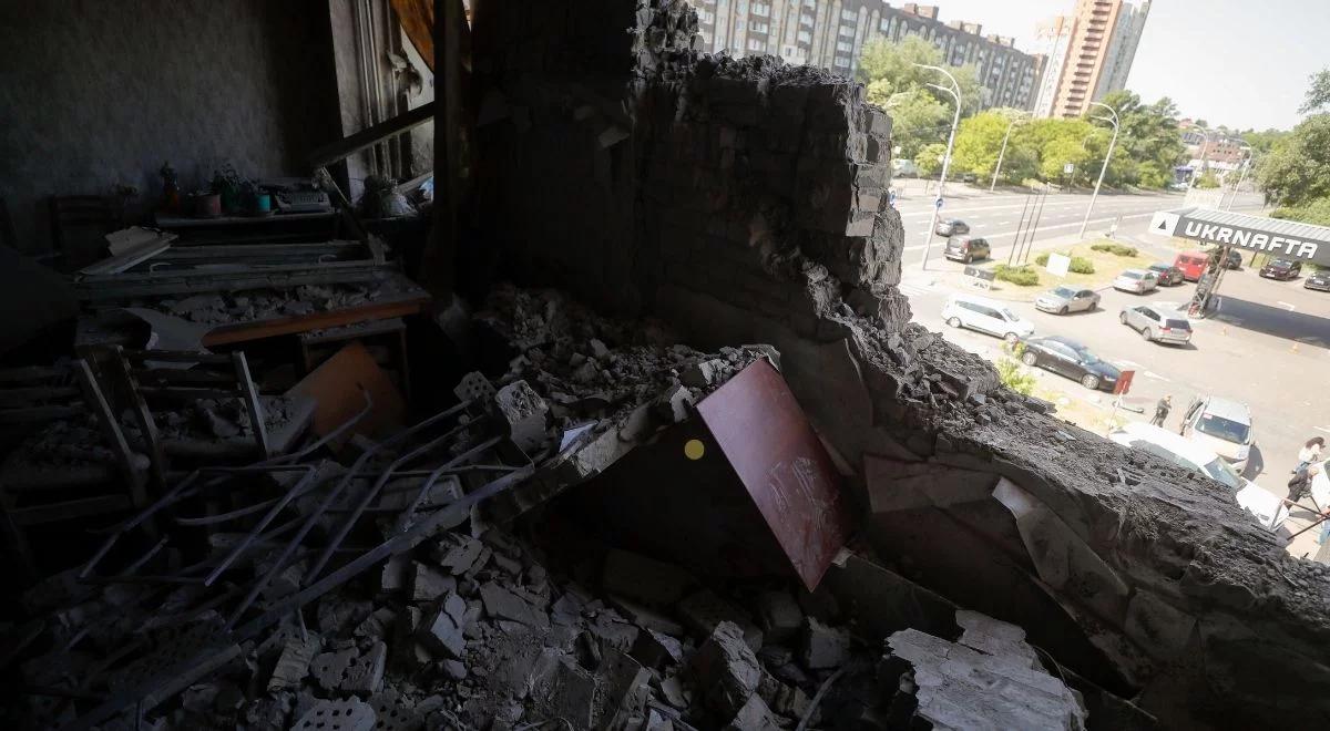 Kolejny w ciągu doby zmasowany rosyjski ostrzał. Są poszkodowani cywile