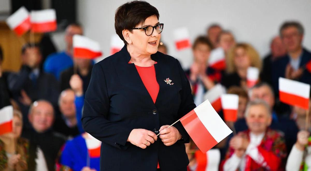 Wybory w Polsce. Szydło: bohaterami naszej kampanii są Polacy, nie opozycja