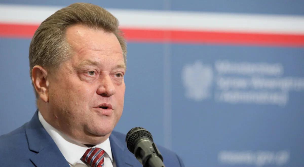 Jarosław Zieliński: zadaniem policji jest zapewnienie bezpieczeństwa niezależnie od sytuacji