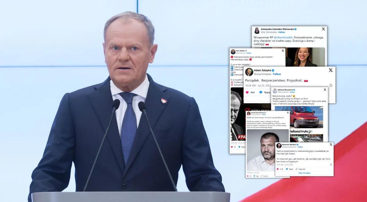 Burza w sieci po rekonstrukcji rządu. Tak reagują posłowie 
