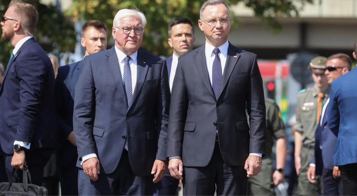Prezydent Niemiec w Warszawie. Andrzej Duda: symboliczny hołd