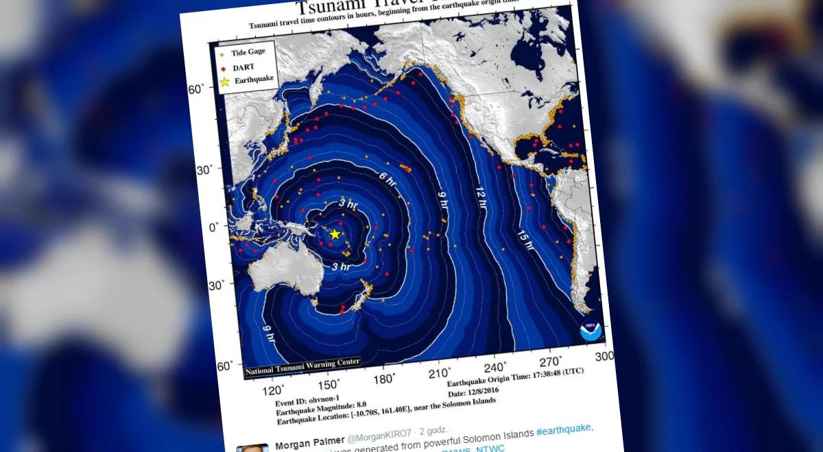 Silne wstrząsy w "pierścieniu ognia". Odwołano ostrzeżenie przed tsunami