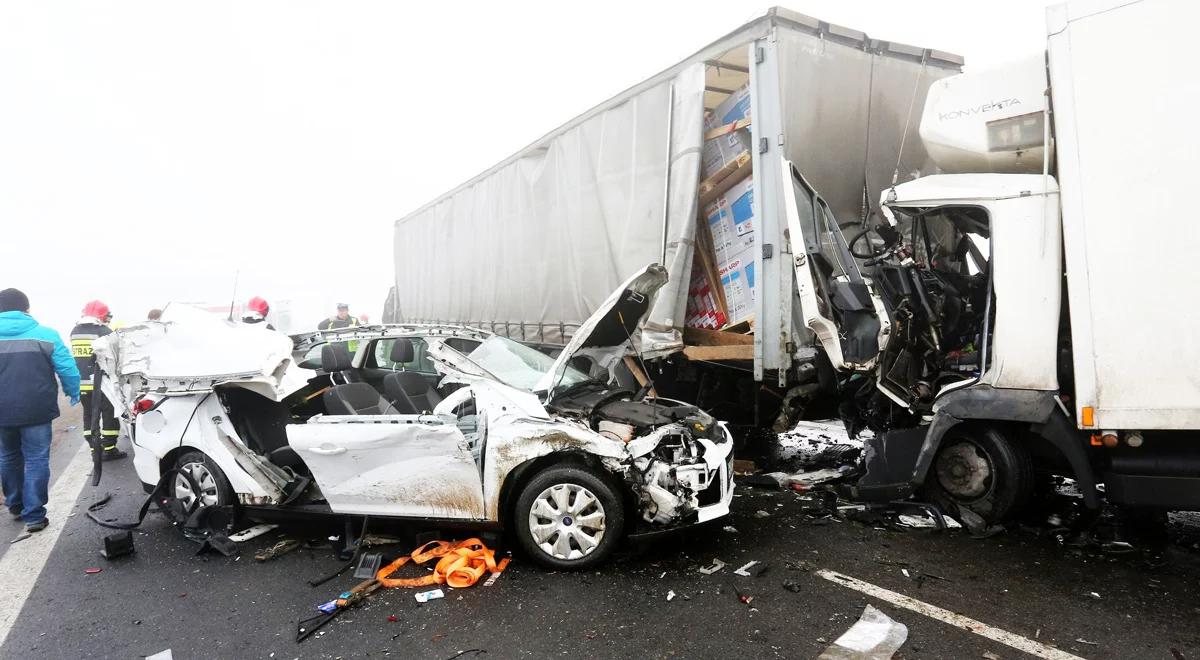 Karambol na A1. "140 km/h to nie obowiązek"