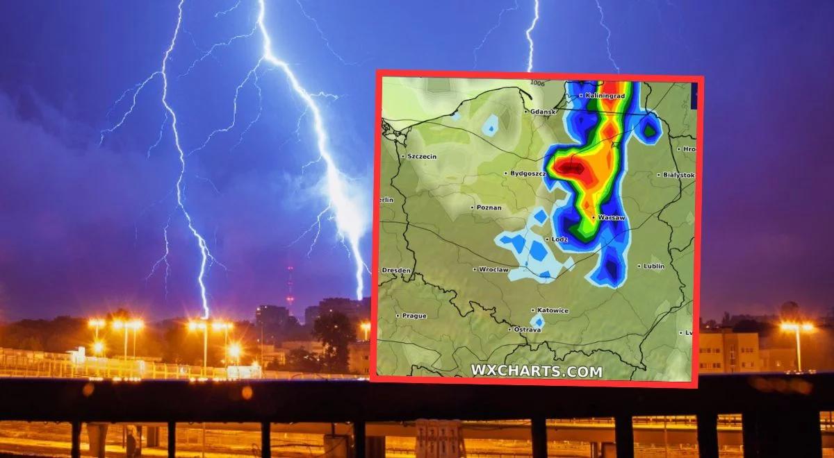 Prognoza pogody. W nocy uderzą burze. IMGW opublikowało alerty