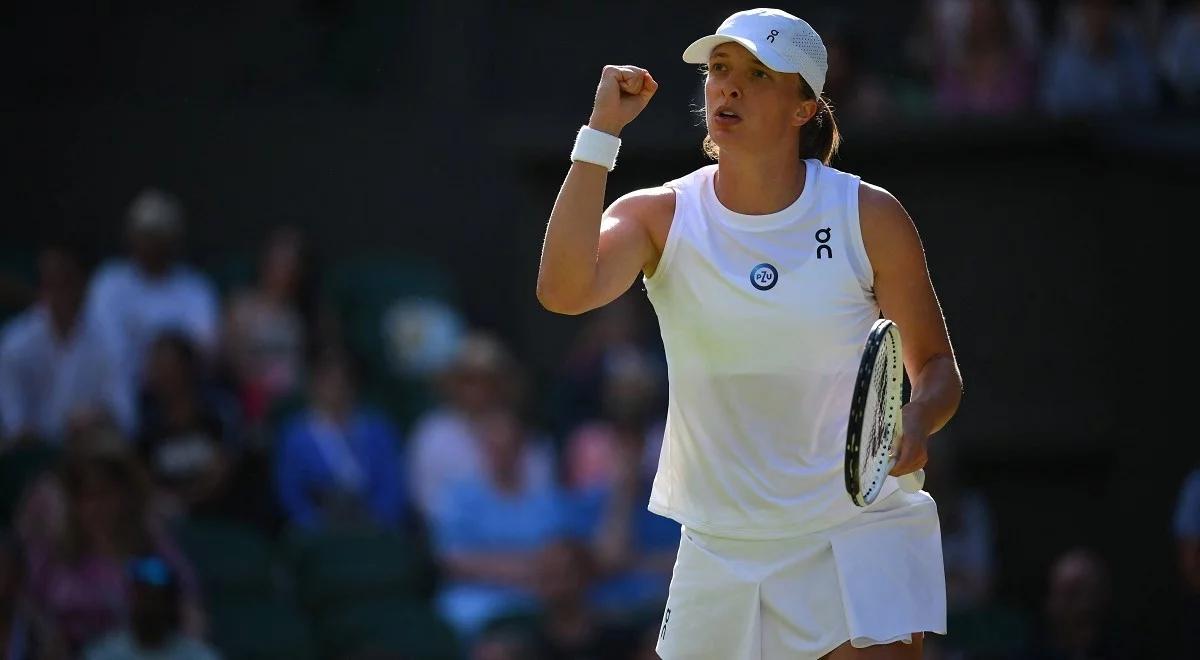 Wimbledon 2023: Iga Świątek - Elina Switolina. "Niebiesko-żółta wstążka Polki będzie miała jeszcze mocniejszy wydźwięk"