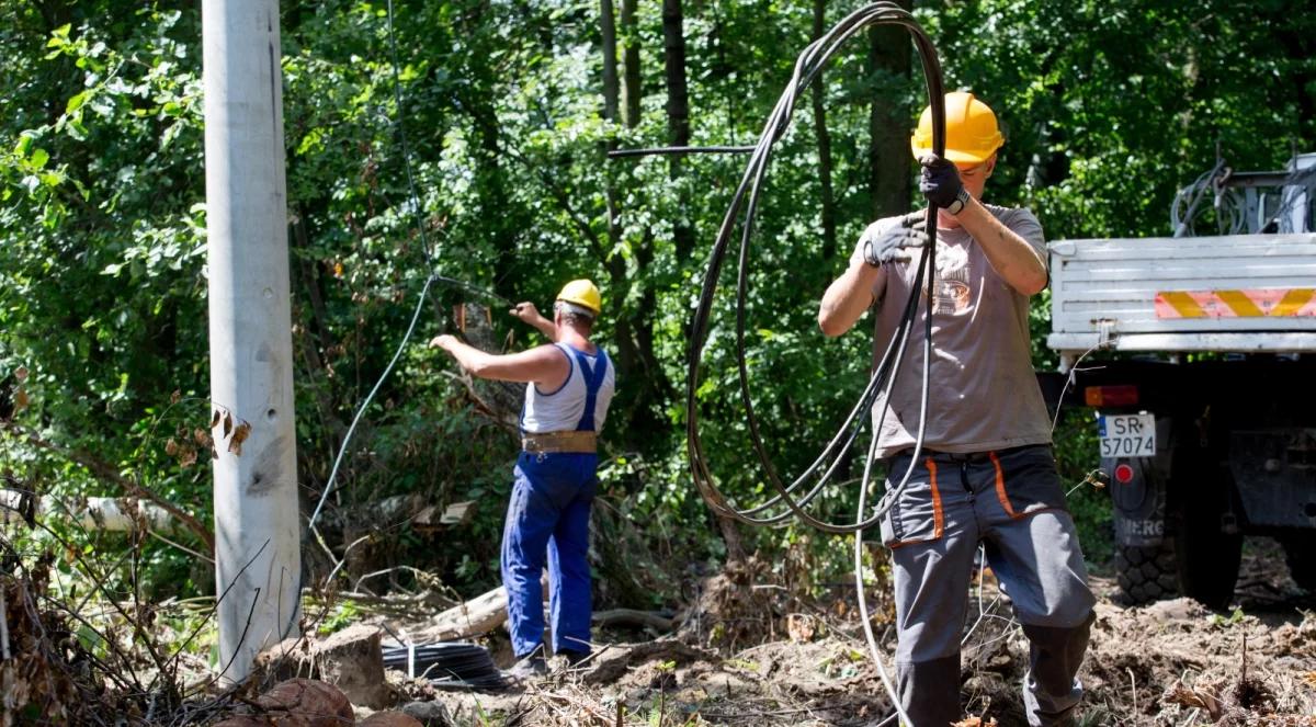 Trwa usuwanie skutków nawałnic na Śląsku