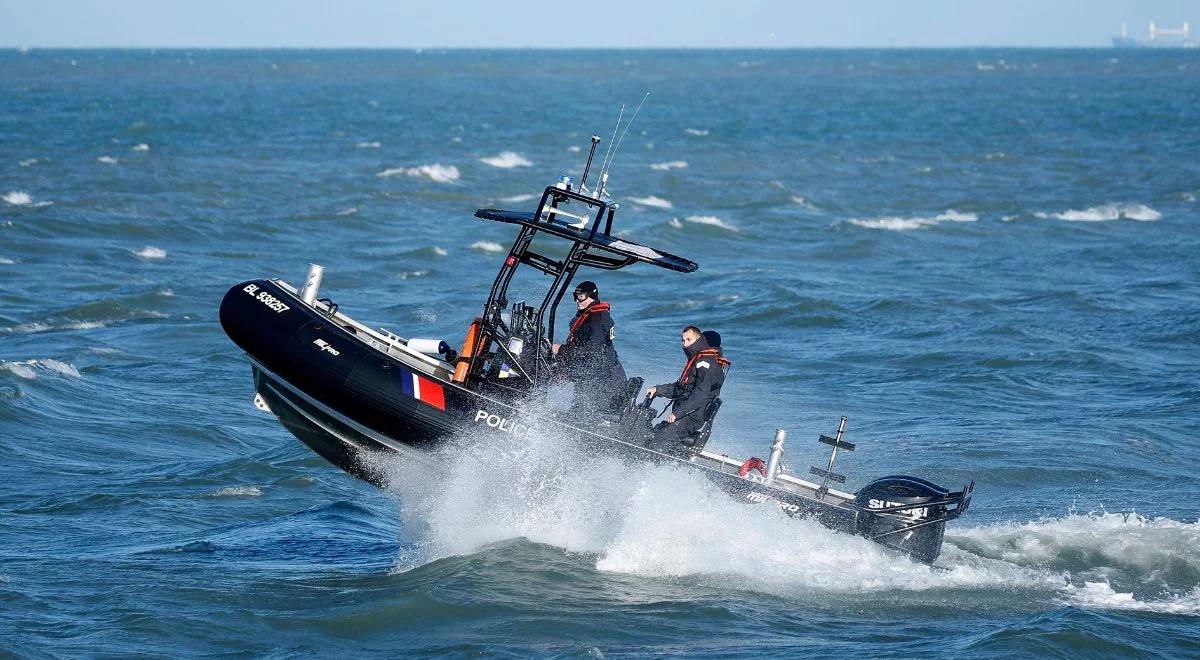 Kolejny wypadek łodzi z migrantami na Kanale La Manche. Są ofiary