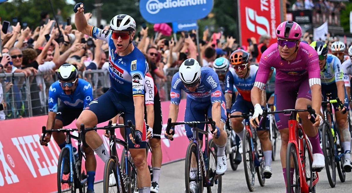 Giro d'Italia. Świetny start Stanisława Aniołkowskiego. Tim Merlier zwycięzcą 18. etapu