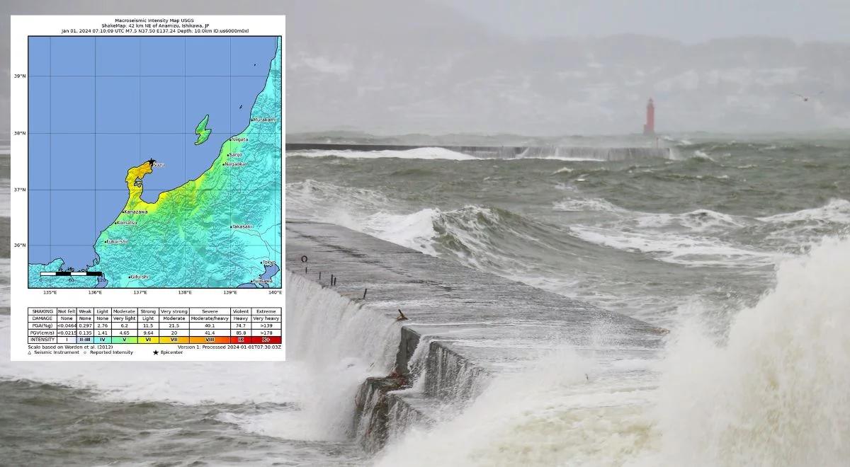 Trzęsienie ziemi w Japonii. Władze ostrzegają przed tsunami