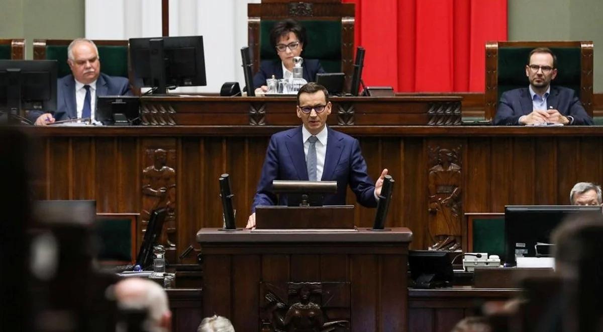 "Polska opozycja czy opozycja wobec Polski?". Premier Morawiecki: nie donoście do Brukseli i Berlina