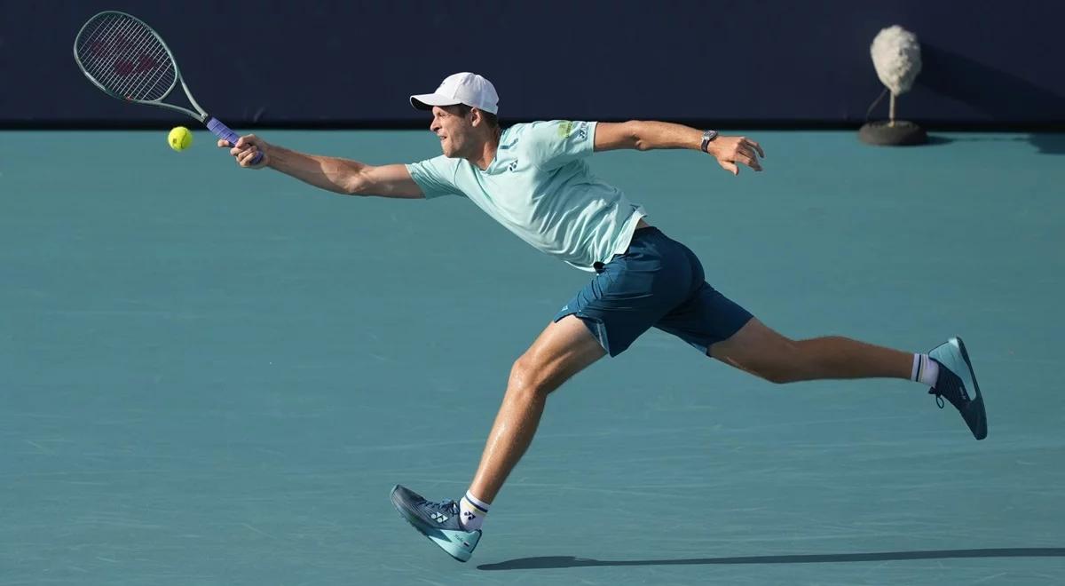 ATP Miami. Złe wiadomości dla Hurkacza. Polaka czeka spadek w rankingu