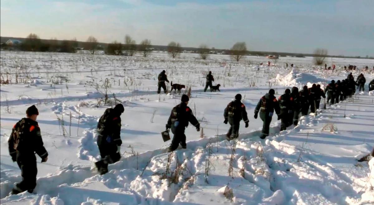 Katastrofa lotnicza pod Moskwą: jest nagranie z momentu zderzenia. "Samolot wybuchł po upadku"