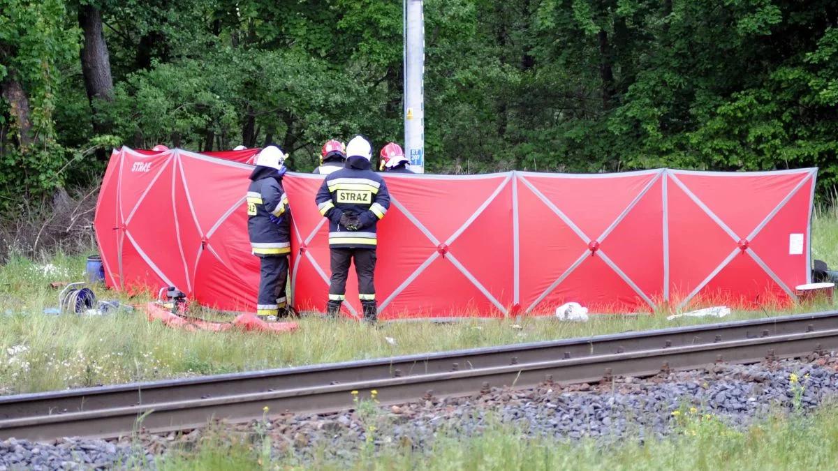 Śmiertelny wypadek w Olsztynie. Pociąg potrącił mężczyznę