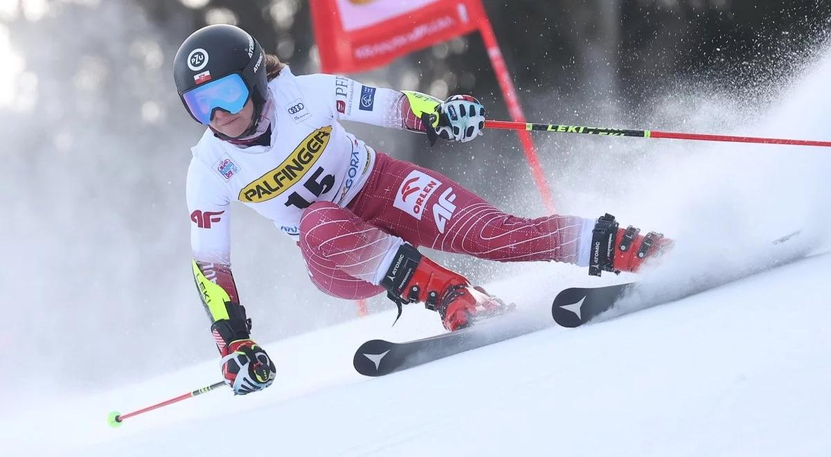 PŚ w narciarstwie alpejskim: Maryna Gąsienica-Daniel 13. w slalomie gigancie w Kranjskiej Gorze