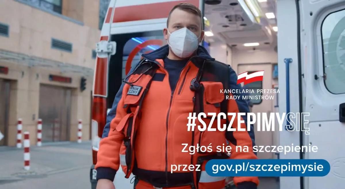 Ratownicy medyczni zachęcają do szczepień. Zobacz nowy spot akcji #SzczepimySię