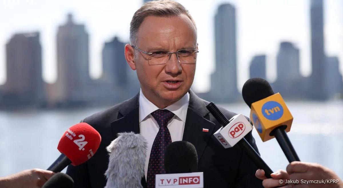 Prezydent Andrzej Duda: słowa Zełenskiego były niesprawiedliwe