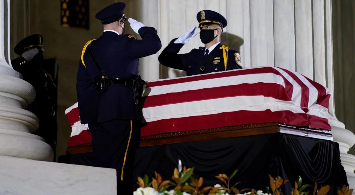 W USA trwa pożegnanie Ruth Ginsburg. Liberalną sędzię żegnają tysiące Amerykanów