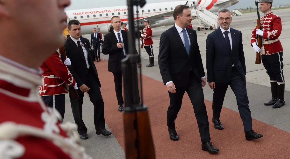 Andrzej Duda w Bułgarii. Rozmowy o NATO, migrantach, Ukrainie