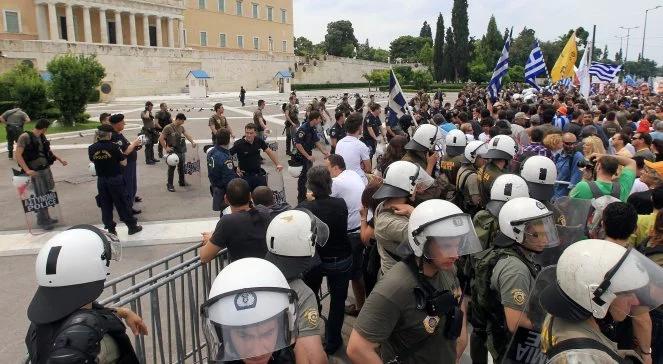 Strajk w Grecji, protesty. Policja użyła gazu