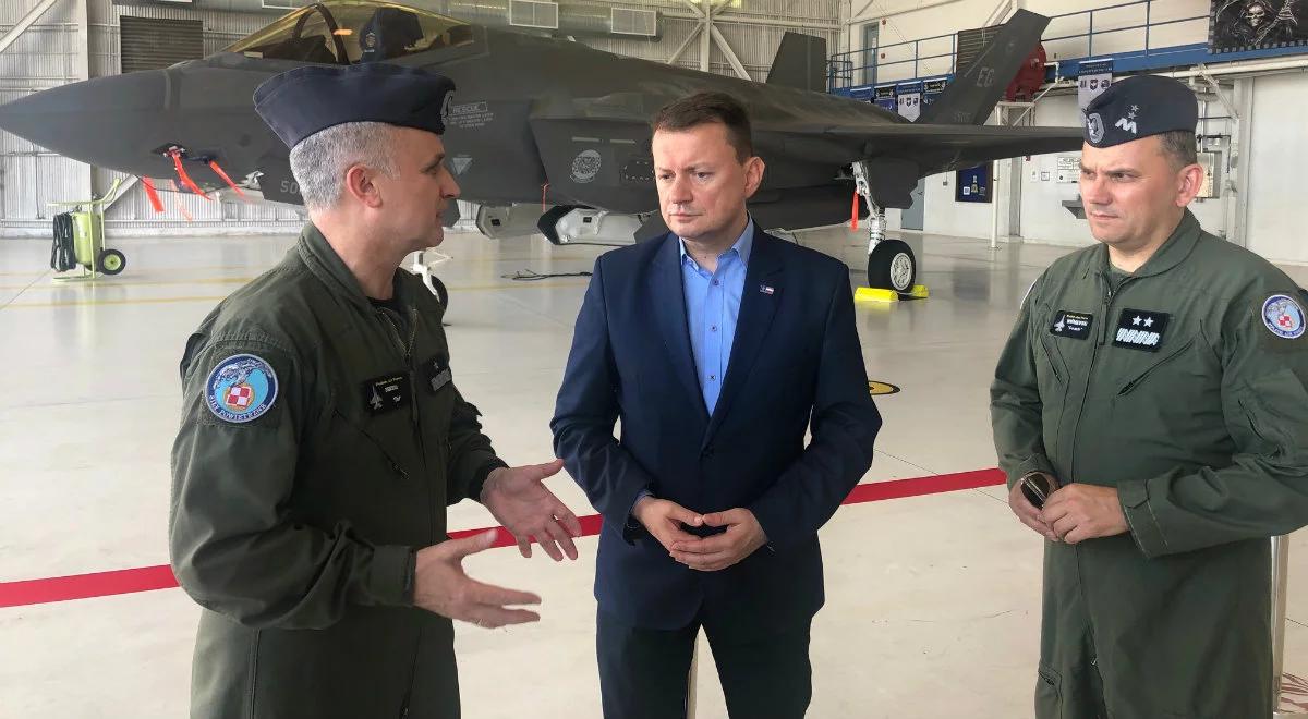 Szef MON: Polska wkrótce dołączy do grona państw, które posiadają myśliwce F-35