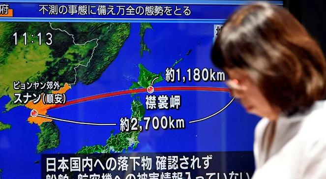 Północnokoreańska rakieta przeleciała nad Japonią