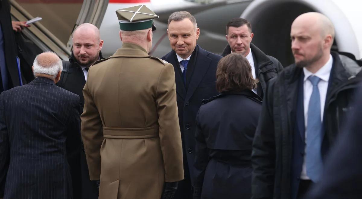 Prezydent Duda przybył do Londynu. Złożył wieniec pod Polish Air Force Memorial