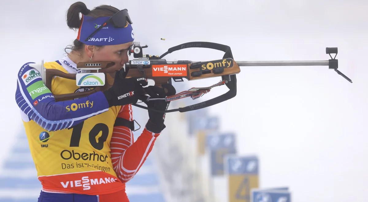 MŚ w biathlonie: Julia Simon najszybsza w biegu pościgowym. Kolejny nieudany występ Polek