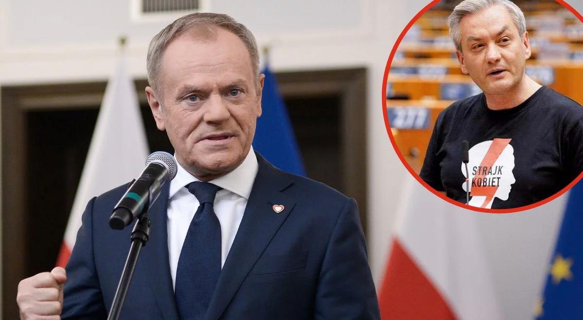 Biedroń o rozbieżnościach w koalicji. "Tusk w kwestii aborcji i związków partnerskich stał po stronie Lewicy"