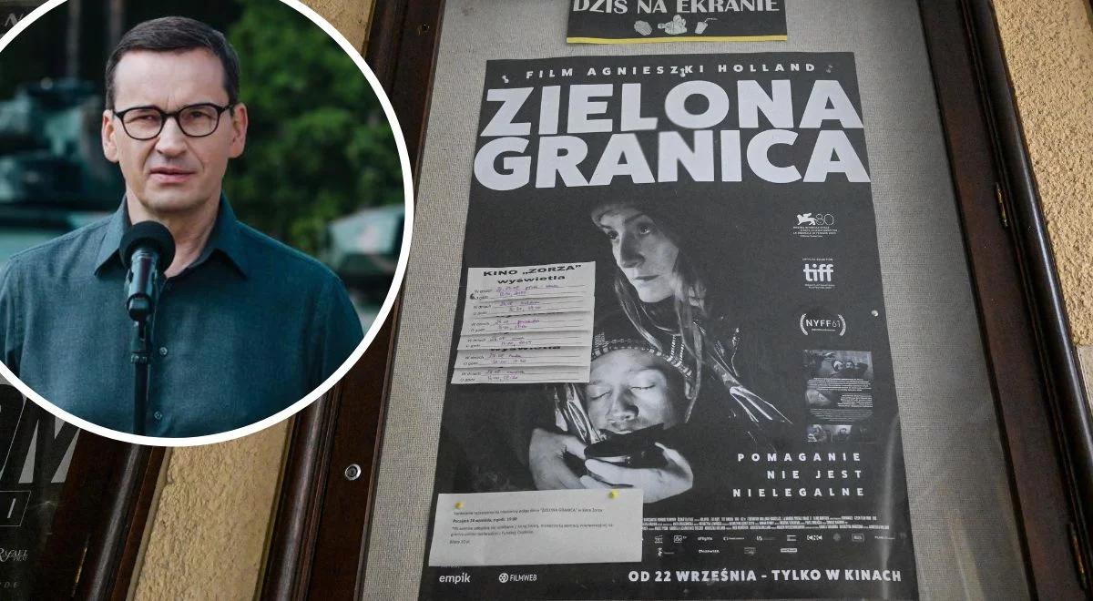 Niemiecka stacja ZDF współfinansowała film "Zielona granica". Premier Morawiecki: to jest coś obrzydliwego