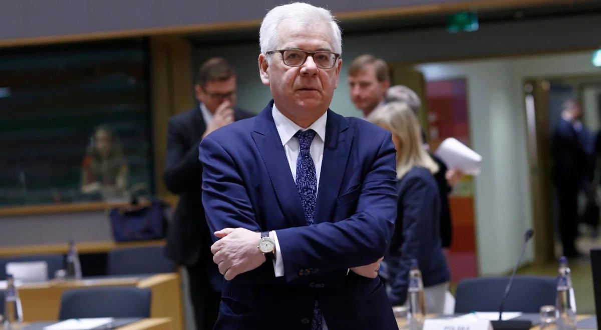 Szef MSZ: Polska za utrzymaniem ruchu tranzytowego przez terytorium UE