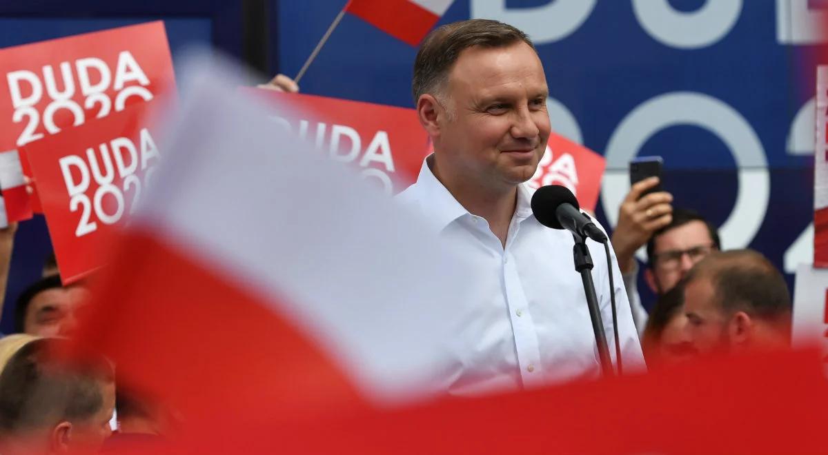 Prezydent: my nie pozwalamy kraść 50 miliardów złotych, luka VAT jest dziś bez porównania mniejsza